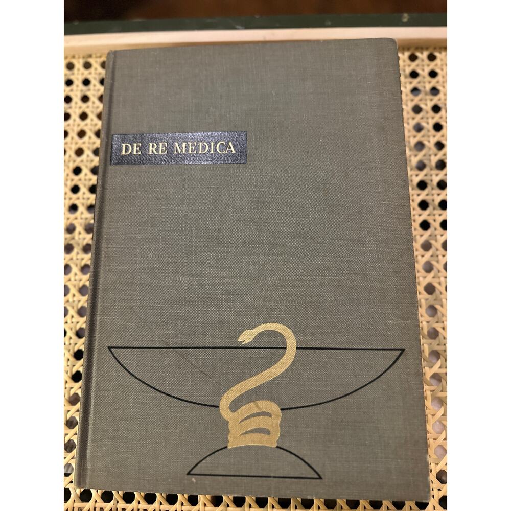 VTG Medical "De Re Medica" Eli Lilly 1951 HC Third Edition. Pharmaceutical